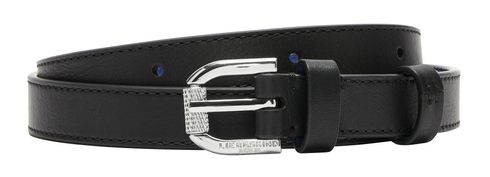 LIEBESKIND BERLIN Fab 5 Kodiaq Sheep Roller Buckle Belt 1.8 CM W105 Black