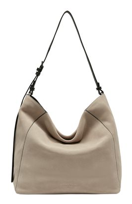 LIEBESKIND BERLIN Chudy Suede Hobo Bag L Stone