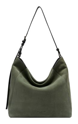 LIEBESKIND BERLIN Chudy Suede Hobo Bag L Cypress Green