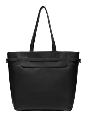 LIEBESKIND BERLIN Lora Calf Optic Tote Bag Black