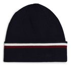 TOMMY HILFIGER TH Corp Love Solid Stripe Beanie Space Blue