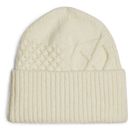 TOMMY HILFIGER TH Flag Cable Knit Beanie Ivory TOMMY HILFIGER TH Flag Cable Knit Beanie Ivory