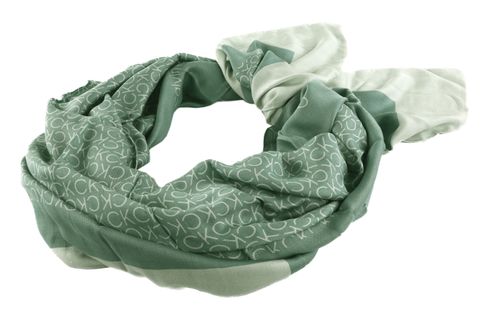 Calvin Klein Geo Minimal Scarf 130X130 Abyss / Pearl Grey