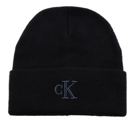 Calvin Klein CKJ Thick Embroidery Beanie Black