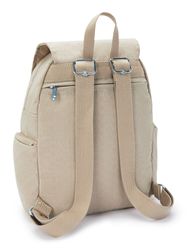 % Backpack S ベージュ kipling backpack Basic City Zip Backpack S Sign Beige Emb