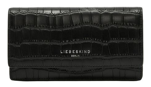 LIEBESKIND BERLIN Seasonal Noos New Croco Slam Purse L Black