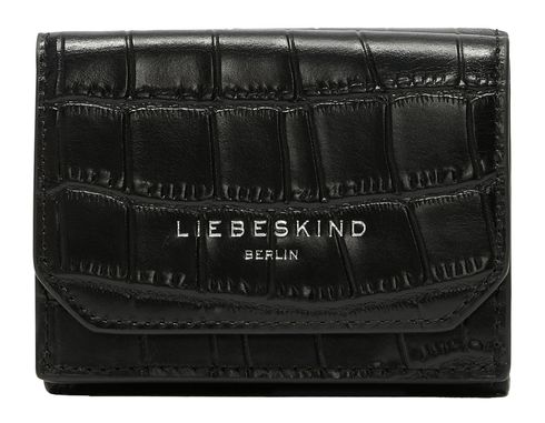 LIEBESKIND BERLIN Lora Croco Lillian Purse M Black