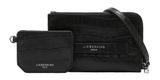 LIEBESKIND BERLIN Lora Croco Neck Accessories Multi Pouch Black LIEBESKIND BERLIN Lora Croco Neck Accessories Multi Pouch Black