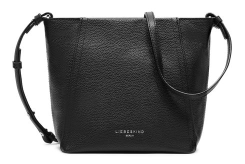 LIEBESKIND BERLIN Chudy Small Pebble Hobo Bag S Black