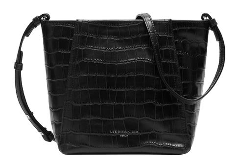 LIEBESKIND BERLIN Chudy New Croco Hobo Bag S Black