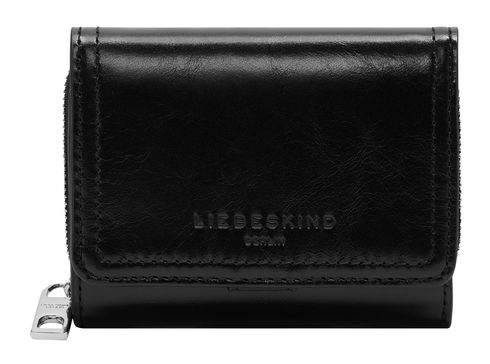 LIEBESKIND BERLIN Chudy Paper Touch Crinkle Pablita Purse M Black