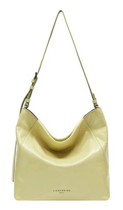 LIEBESKIND BERLIN Chudy Paper Touch Crinkle Hobo Bag M Light Mimosa