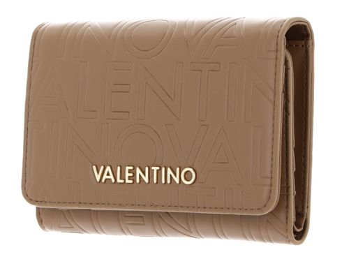 VALENTINO Lio Re Zip Around Wallet Beige