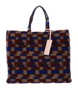 COCCINELLE Never Without Bag Preppy Grained Leather Shopper L Multi Royal / Roy COCCINELLE Never Without Bag Preppy Grained Leather Shopper L Multi Royal / Roy