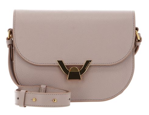 COCCINELLE Dew Crossbody Grained Leather Rosette