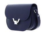 COCCINELLE Dew Crossbody Grained Leather Royal Blue