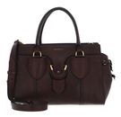 COCCINELLE York Vintage Leather Handbag Fondant Brown