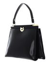 COCCINELLE Binxie Handbag Shiny Calf Leather Noir