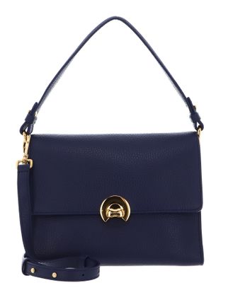 COCCINELLE Binxie Handbag Grained Leather Royal Blue