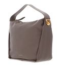 COCCINELLE Dorian Shoulder Bag Grained Leather Warm Taupe