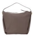 COCCINELLE Dorian Shoulder Bag Grained Leather Warm Taupe