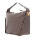 COCCINELLE Dorian Shoulder Bag Grained Leather Warm Taupe
