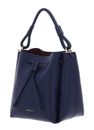 COCCINELLE Eclyps Handbag Grained Leather Royal Blue COCCINELLE Eclyps Handbag Grained Leather Royal Blue