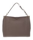 COCCINELLE Wallace Shoulderbag Double Grainy Leather Warm Taupe / Rosette