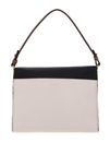 COCCINELLE Binxie Tricolor Handbag Grained Leather M Noir / Lambs / Cuir