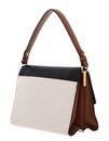 COCCINELLE Binxie Tricolor Handbag Grained Leather M Noir / Lambs / Cuir