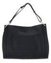 COCCINELLE Wallace Shoulderbag Double Grainy Leather Noir / Cuir