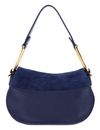 COCCINELLE Magie Suede Handbag Royal Blue COCCINELLE Magie Suede Handbag Royal Blue