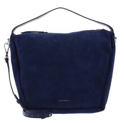 COCCINELLE Oliver Suede Handbag Suede Leather Royal Blue