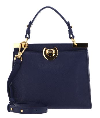 COCCINELLE Binxie Handbag Grained Leather S Royal Blue