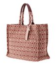COCCINELLE Never Without Bag Winter Monogram Jacquard Shoulder Bag M Multi Brandy COCCINELLE Never Without Bag Winter Monogram Jacquard Shoulder Bag M Multi Brandy