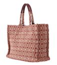 COCCINELLE Never Without Bag Winter Monogram Jacquard Shoulder Bag M Multi Brandy COCCINELLE Never Without Bag Winter Monogram Jacquard Shoulder Bag M Multi Brandy