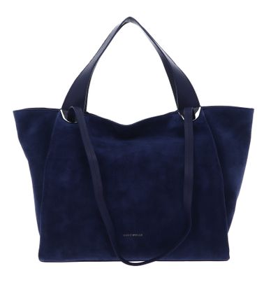 COCCINELLE Oliver Suede Handbag Suede Leather Royal Blue