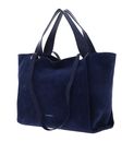 COCCINELLE Oliver Suede Handbag Suede Leather Royal Blue