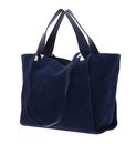 COCCINELLE Oliver Suede Handbag Suede Leather Royal Blue