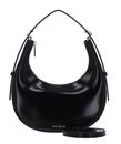 COCCINELLE Whisper Shiny Calf Leather Mini Bag Noir