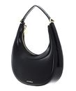 COCCINELLE Whisper Shiny Calf Leather Mini Bag Noir