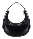 COCCINELLE Whisper Shiny Calf Leather Mini Bag Noir