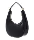 COCCINELLE Whisper Shiny Calf Leather Mini Bag Noir