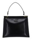 COCCINELLE Binxie Handbag Shiny Calf Leather Noir