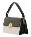 COCCINELLE Binxie Tricolor Handbag Grained Leather S Lau. G / Lamb / Fond