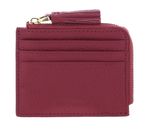 COCCINELLE Tassel Credit Card Holder Rosewood COCCINELLE Tassel Credit Card Holder Rosewood