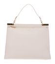 COCCINELLE Binxie Handbag Grained Leather Lambskin White