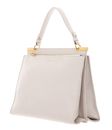COCCINELLE Binxie Handbag Grained Leather Lambskin White