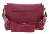 COCCINELLE Liya Signature Handbag Grained Leather Rosewood