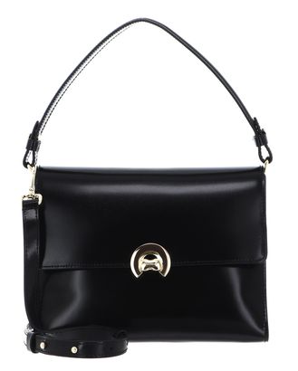 COCCINELLE Binxie Handbag Shiny Calf Leather Noir